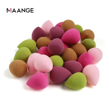 

MAANGE 30 Pcs/Pack Super Soft Makeup Sponge Colorful Powder Foundation Puff Mini Cosmetic Sponge Puffs Make Up Tools Wholesale