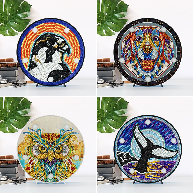 

Diamond Painting LED Lamp Light 5D Diamond Embroidery Sale Landscape DIY Diamond Mosaic Christmas Gift Craft
