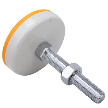 

TPU Anti-Shock Foot Base Cup Adjustable Mechanical Furniture Support Leg M18 Screw 100mm