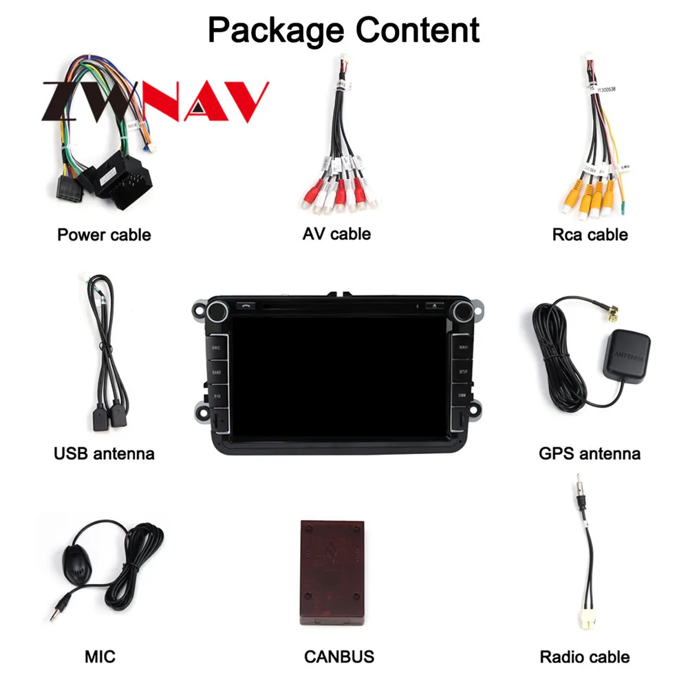 Excellent Android 9 DSP Car DVD player GPS navination For Volkswagen/VW golf/passat/tiguan/Skoda/Seat/VW Amarok multimedia Auto head unit 4