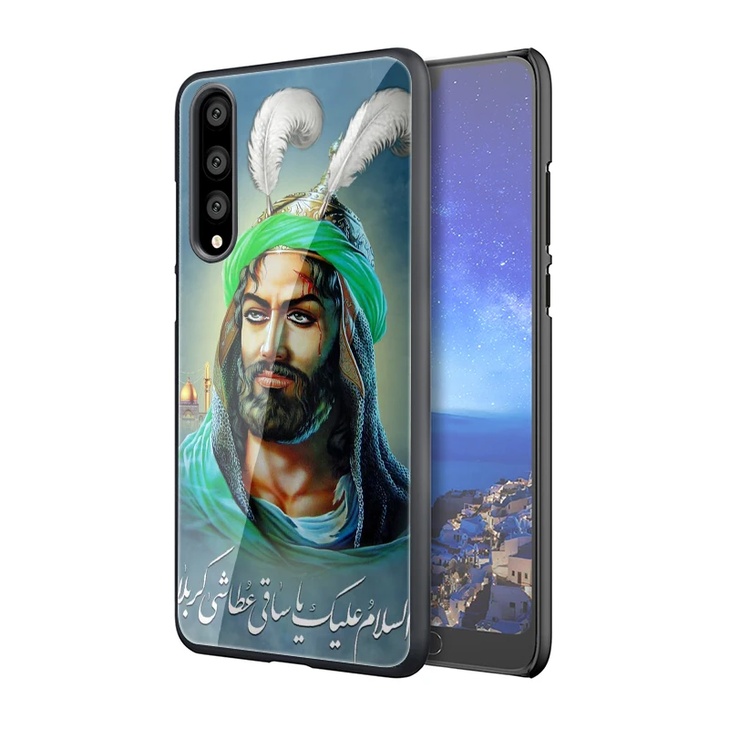 EWAU islam Shia Имам Али, арабский закаленный стеклянный телефон чехол для Huawei P10 P20 P30 mate 20 Lite pro P Smart Y9 Honor 8X9 10