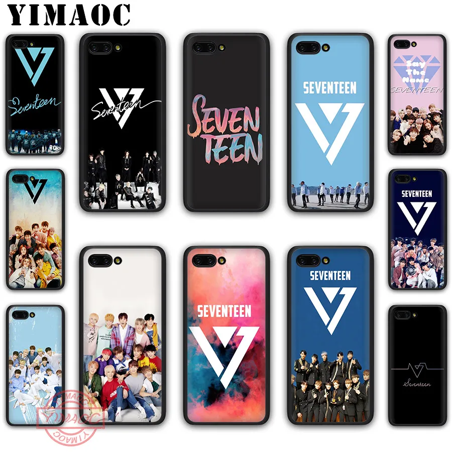 YIMAOC Seventeen 17 Kpop Bands Soft Case for Honor 20 10 9 8 Lite 9X 7A Pro 8X 8C 7X 7C View Note | Мобильные телефоны и