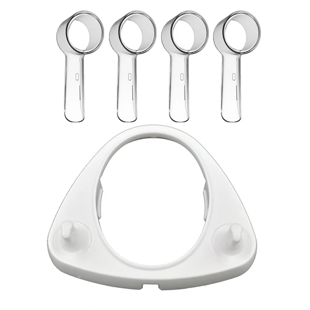 Soporte para cepillo de dientes eléctrico Oral B, Base de soporte para  cabezal de cepillo de dientes, cubierta de caja con orificio de cargador,  Baño