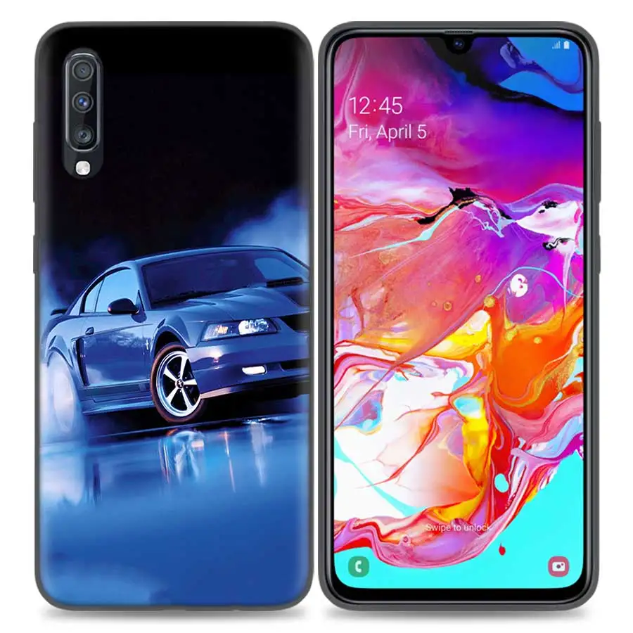 Силиконовый TPU чехол КРЫШКА ДЛЯ samsung Galaxy A50 A80 A70 A60 A40 A30 A20 A20e A10 A9 A8 A7 A6 Note 8, 9, 10, плюс 5G роскошные автомобили - Цвет: 01