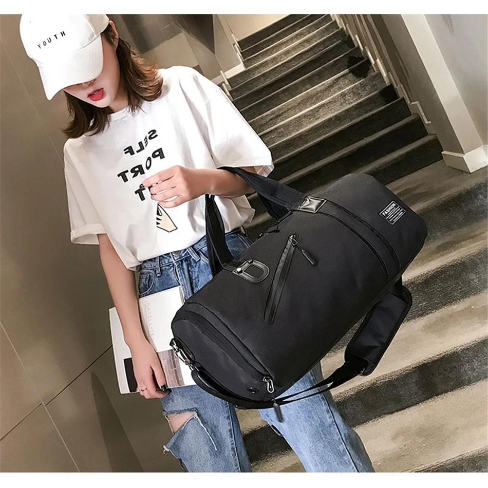 Dry wet Swimming Gym Bag Men Women Sports Yoga Mat Bags Fashion Fitness Training Sports Travel Outdoor Handbags For Shoes Pocket