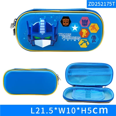 Blue 2 Каваи 3D трансформация пенал Чехол Коробка школьный пенал для карандашей для мальчиков большой емкости канцелярские принадлежности Школьные принадлежности Рождественский подарок - Цвет: Blue 2