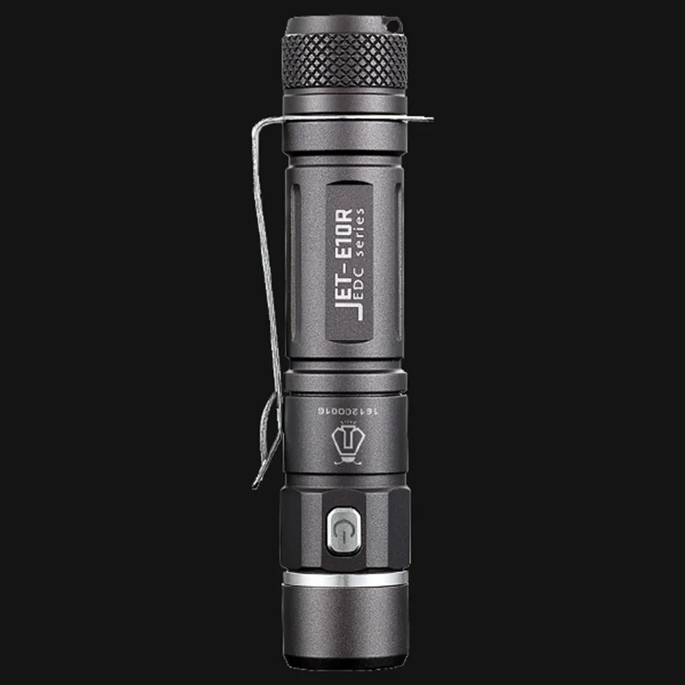 JETBEAM E10R Max.650 Lumen High Brightness 4 Modes EDC Flashlight(Battery not included)