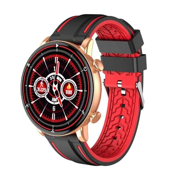 

1.28 Inch LCD Multifunctional Waterproof Smart Watch Round Color Screen Silicone Strap Heart Rate Sports Bracelet Unisex KQS8