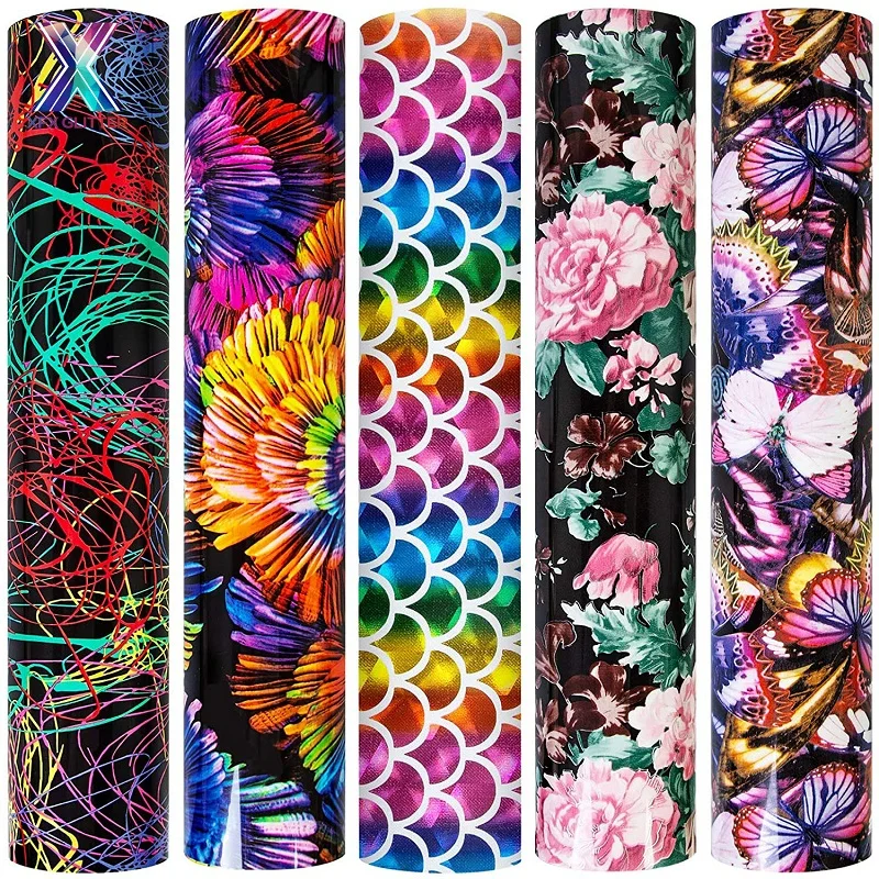 Trasferimento Di Calore Vinile 12 X 5FT Arcobaleno HTV Vinile - Foto 5