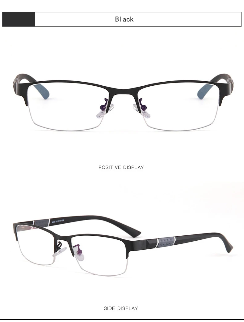 Мужские очки для дальнозоркости из титанового сплава, квадратные оптические очки TR90 для пресбиопии(+ 1,0,+ 1,5,+ 2,0,+ 2,5,+ 3,0,+ 4,0) R201