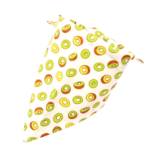 Kiwi 1 шт Собака Бандана фруктовый принт собачий шарф для питомца регулируемый размер собака галстук-бабочка для кота аксессуары для ухода за домашними животными Персонализированная собачья бандана - Цвет: Kiwi