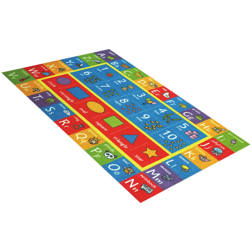 buy Decoration Infant Home Preschool Toys Educational Carpet Waterproof Thick Non Slip Cartoon Pattern