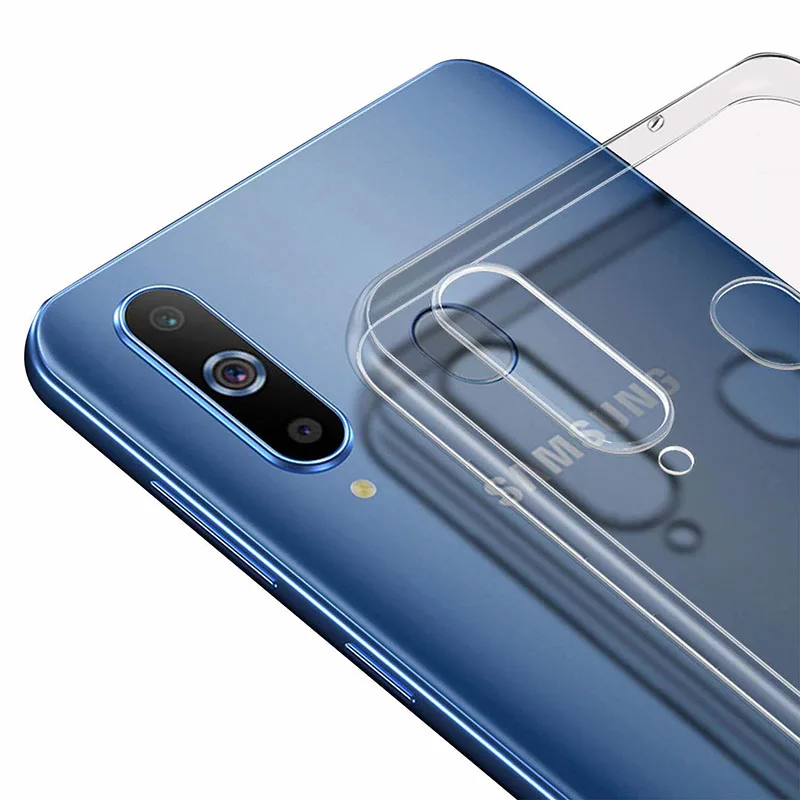 Прозрачный чехол для телефона Samsung Galaxy A8S SM G8870 2019 мягкий гибкий силиконовый