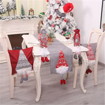 

New Year 2021 Table Decorations Table Runner Ornaments Christmas Decorations for Home Navidad 2020 Noel Natal Dinner Party Decor