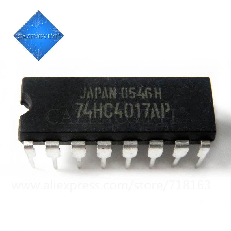 5 шт./лот 74HC4017N DIP-16 MC74HC4017N DIP 74HC4017AP 74HC4017 DIP16 SN74HC4017N в наличии | Электронные компоненты
