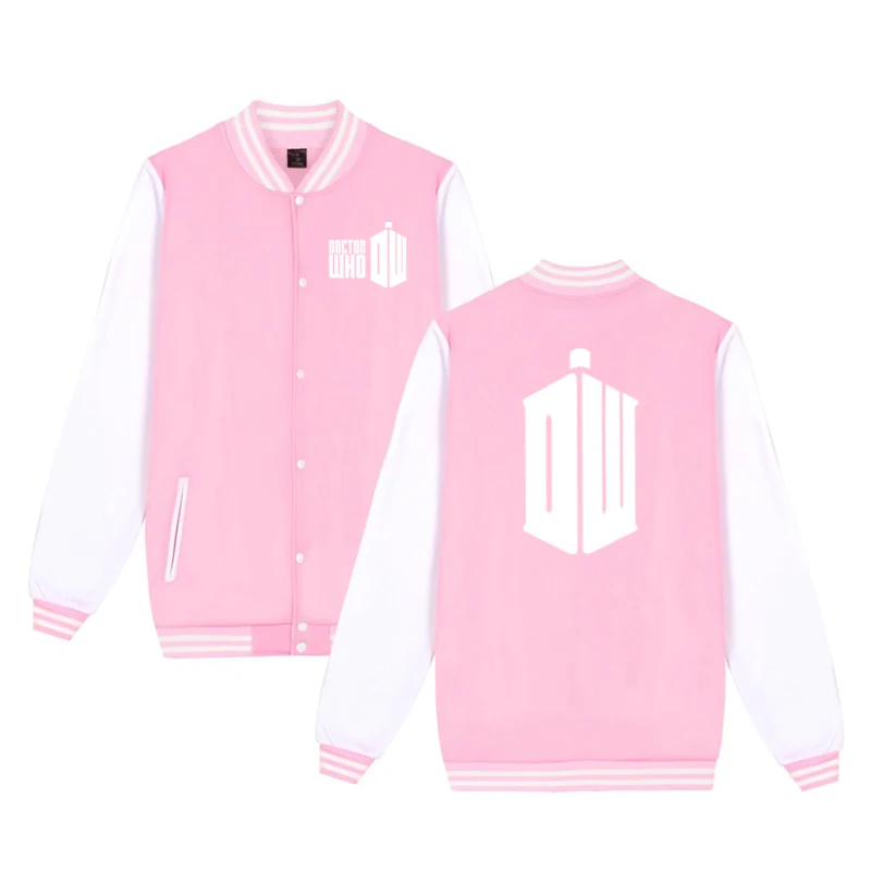 baseball jacket 8 Бейсбольная Куртка Doctor Who, толстовка в стиле хип-хоп, унисекс, Harajuku, бейсбольная ветровка, Женская Мужская куртка, пальто, уличная одежда, спортивный костюм - Цвет: baseball jacket 8