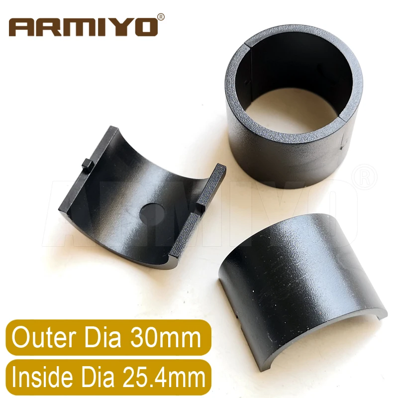 Armiyo Inside Dia 25.4mm Barrel Ring Torch Laser Flashlight Mount Adapter gun accessories For Outer Dia 30mm Scope Ring Hunting Accessories