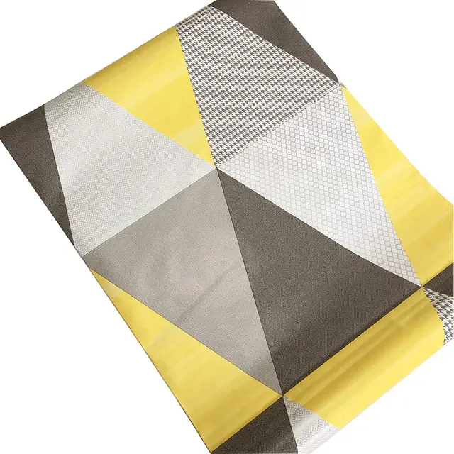 Sárga Szürke Háromszög Héja És Bot Háttérkép Geometriai Egyszerű Fali Matrica Önmaga Ragasztó Kapcsolattartó Papírfilm Hálószoba Dekorációhoz - Image 3