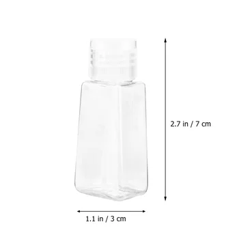 

24pcs 50ML Convenient Separate Bottles Hand Sanitizer Bottles Travel Containers for Home Outdoor Daily Life