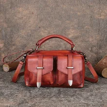 FCTOSSR женская сумка с ручкой сверху натуральная кожаная дамская сумочка сумка через плечо большая Вместительная женская сумка