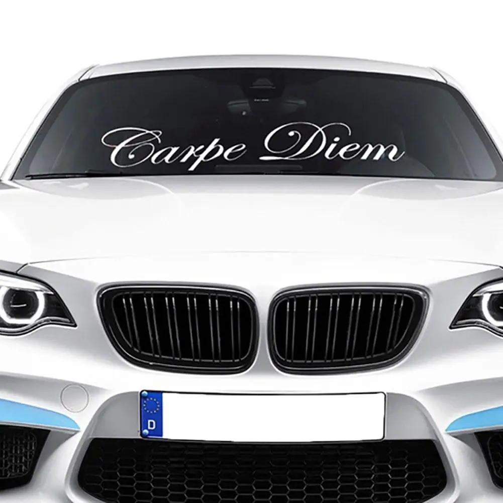 Наклейки на лобовое стекло автомобиля Carpe Diem | Автомобили и мотоциклы