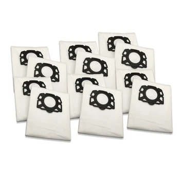 

12 PCS Dust Bag Vacuum Cleaner Dust Bag for Karcher Mv4 Mv5 Mv6 Wd4 Wd5 Wd6 Washable Vacuum Cleaner Bag