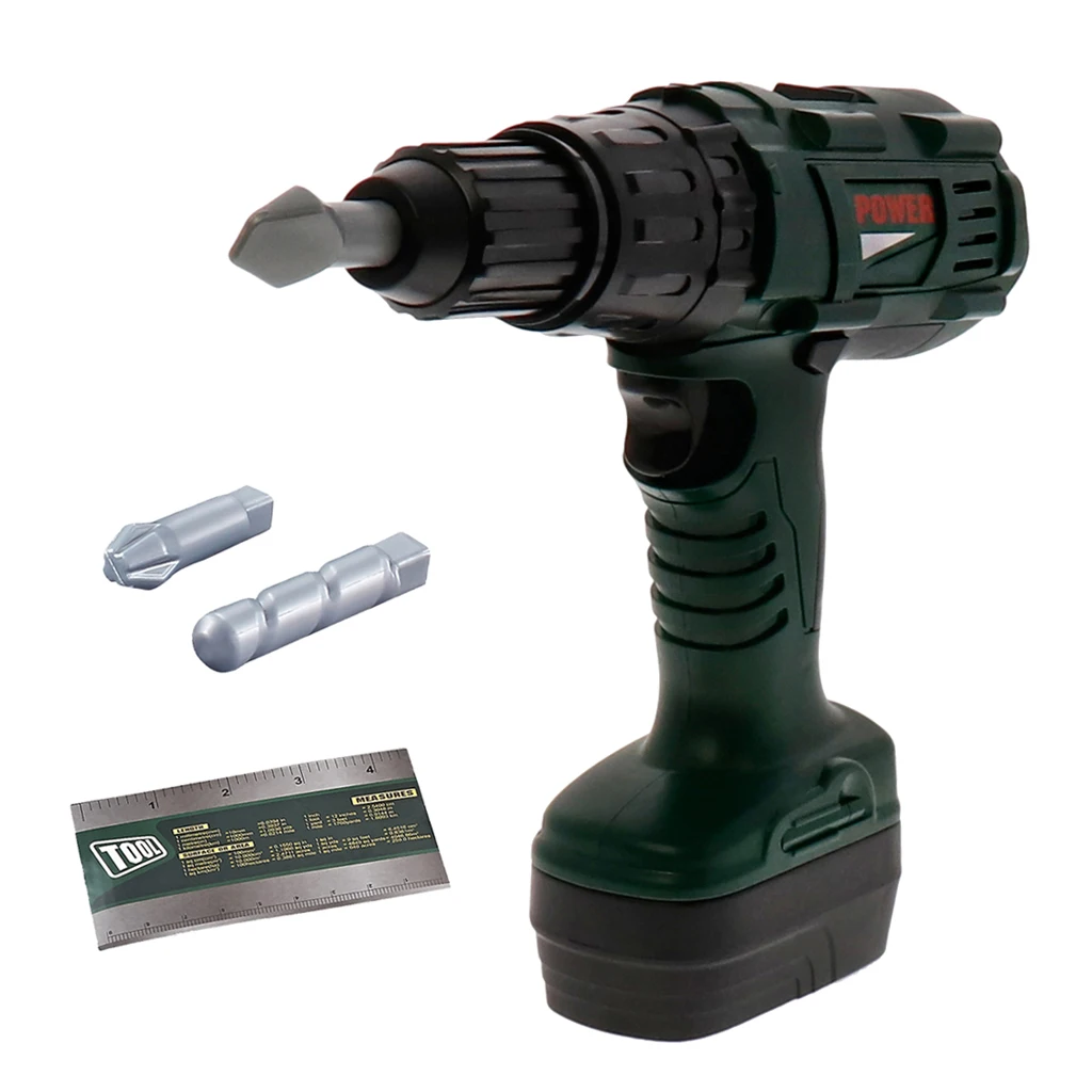 Simulation Electric Toy Drill Power Tools Kids Pretend Play Puzzle Toys