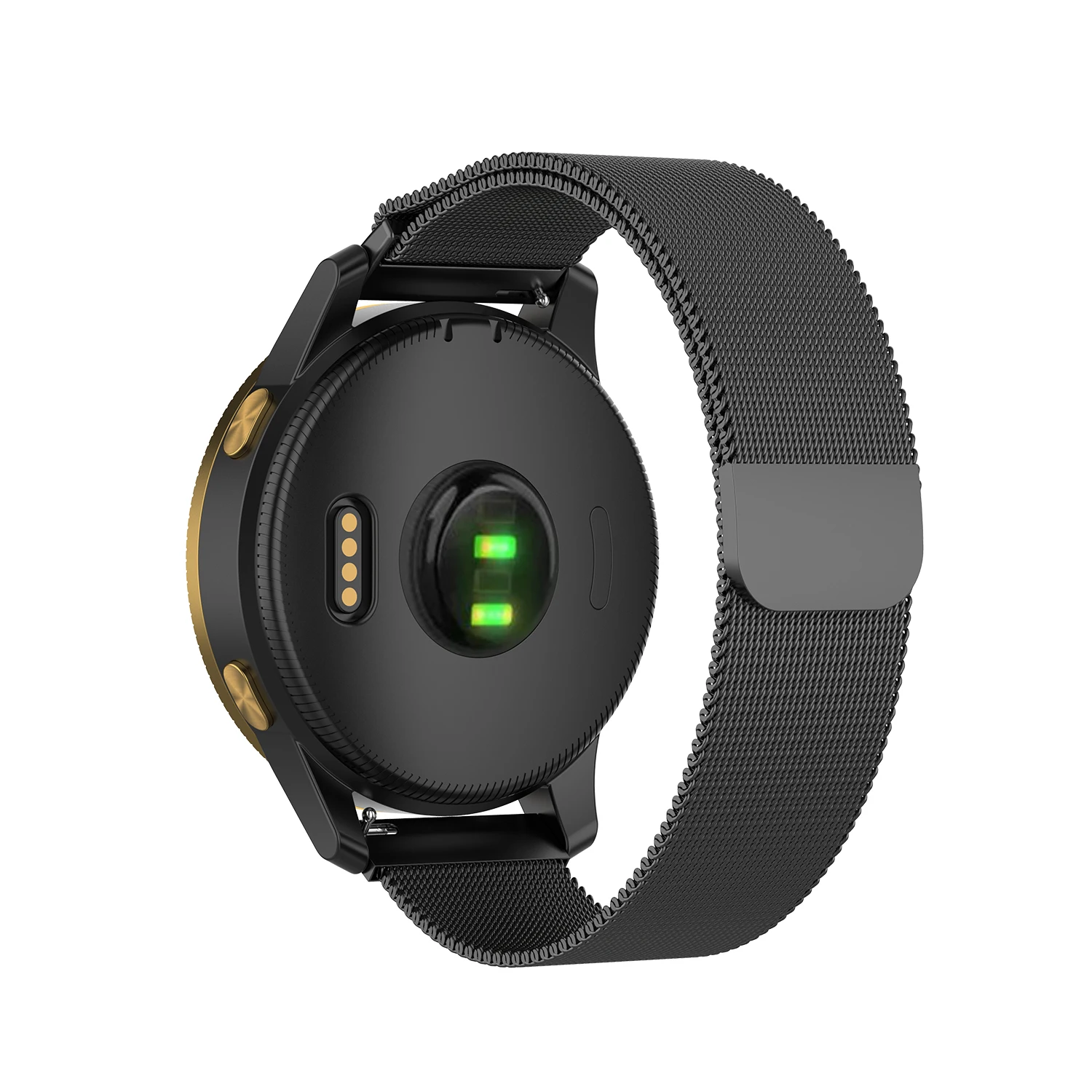 Металлический Нержавеющая сталь ремешок для смарт-часов Garmin Vivoactive 3 музыка Vivomove HR Вену ремешок для наручных часов для Forerunner 645 245 245 м Ремешок для наручных часов на расстоянии до 20 м