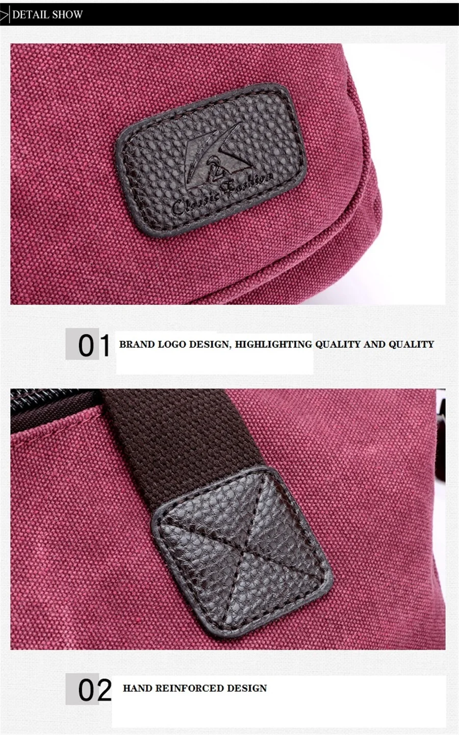 2019 High Quality Canvas Woman Bags Portable Retro Style Canvas Bag Outdoor Travel Leisure Shopping Shoulder Woman Crossbody Bag
