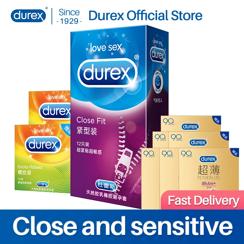 Презервативы Durex для мужчин интимные товары взрослых Экстра смазанные плотно