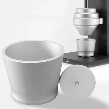 

58mm Aluminum Intelligent Dosing Ring Brewing Bowl Coffee Powder EK43 Grinder Espresso Barista Funnel Portafilter Coffee Tamper