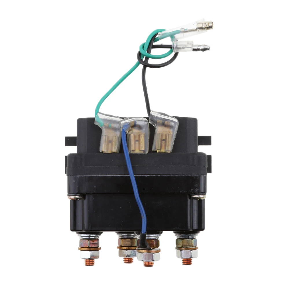 2 Packs 12V Solenoid Relay Contactor Winch Rocker Switch Thumb Truck ATV UTV