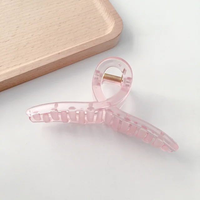 1PC Barrettes  Hair Claw For Women Acrylic Hairpins Hair Crab Claws Girls Make UP Washing Tool Accessories Women Hair Clips 2021 4