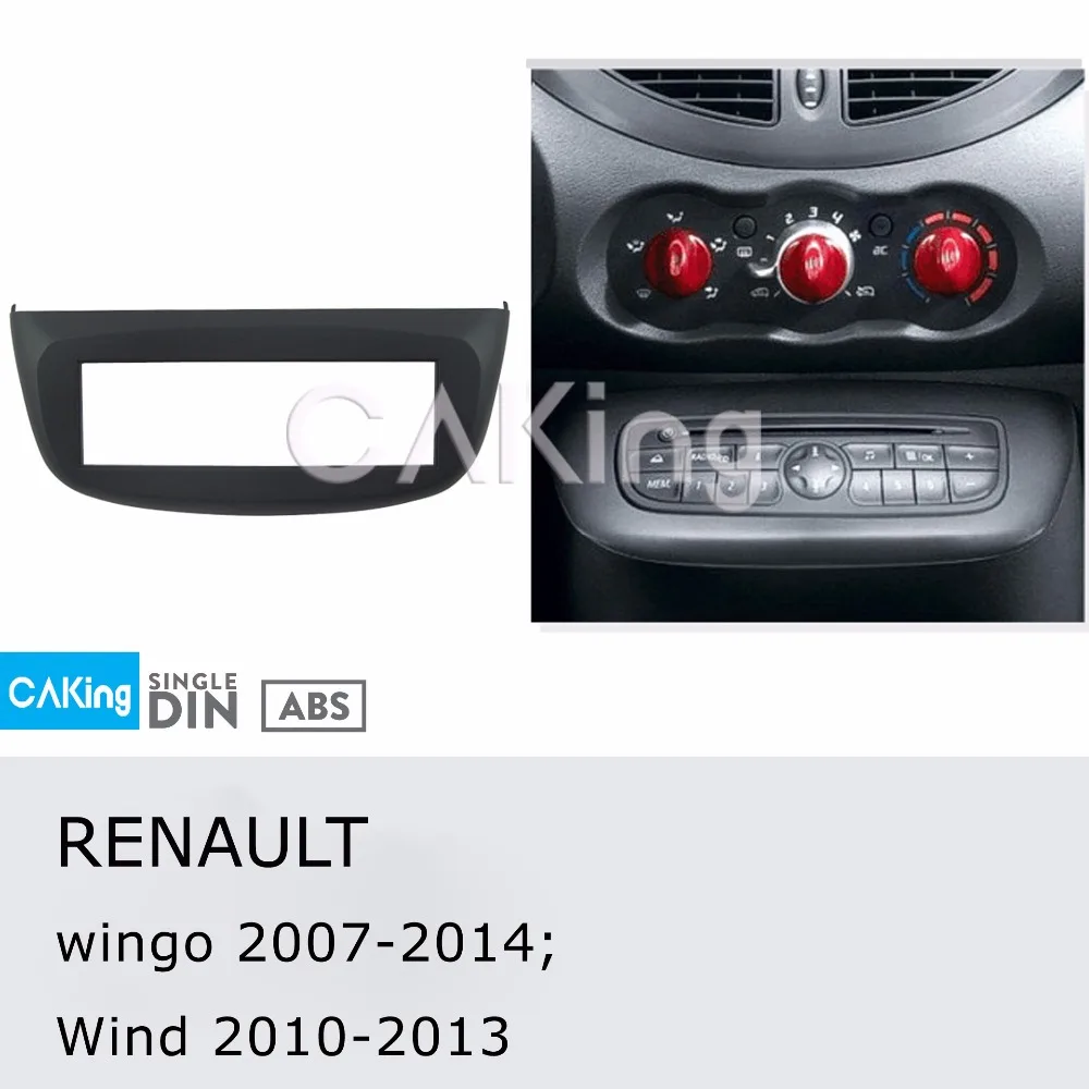 Однодиновая Автомобильная радиопанель Fascia ДЛЯ RENAULT мало 2007 2014 Wind 2010 2013 комплект