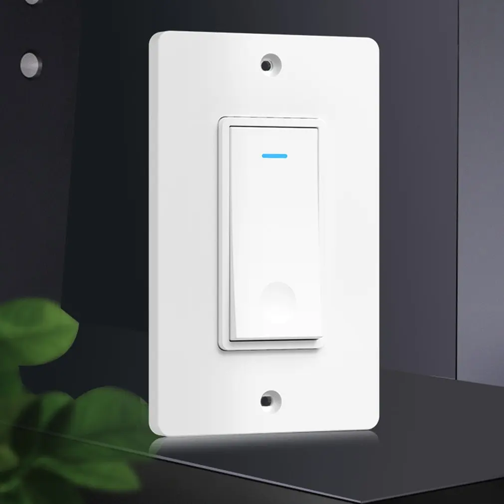 

US plug 110V-240V WIFI Smart Touch Switch Wall Light Touch Screen App voice control High Sensitivity Simple Touch Dirt Proof