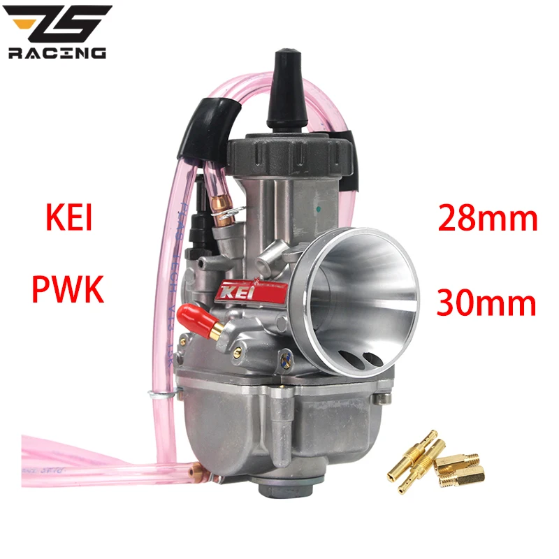 Универсальный карбюратор ZS Racing PWK Keihin 28 мм 30 для мотоциклов 125 250 куб. См 4T