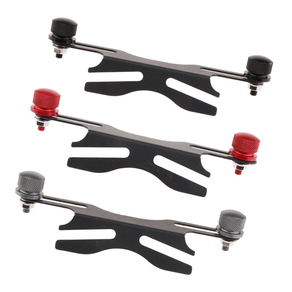 Adjustable Universal Motorcycle Cafe Racer Rear License Plate Holder Mount Bracket - Black