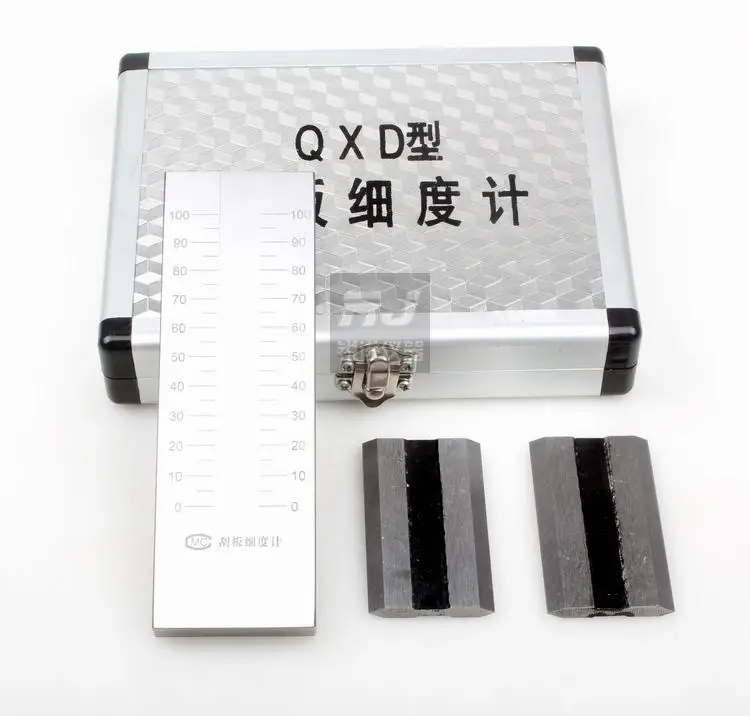 

Stainless Steel Q-X-D Scraper Fineness Meter 0-25/50/100/150 Fineness Plate Paint Particle Fineness Meter