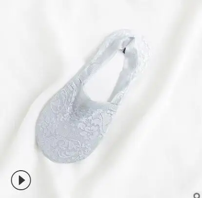 C3 one pair Модные летние носки для женщин и девочек стильные кружевные короткие носки противоскользящие короткие носки г - Цвет: C3 one pair