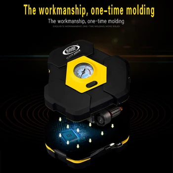 

Portable Car Air Compressor Tire Inflator Car Tire Pump with Digital/Pointer Pressure Gauge DC 12V Auto Air Compressor Pump