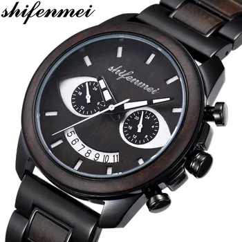 

shifenmei Fashion Mens Watches Top Brand Luxury WristWatch Quartz Clock Watch Men Waterproof Sport Chronograph Relogio Masculino