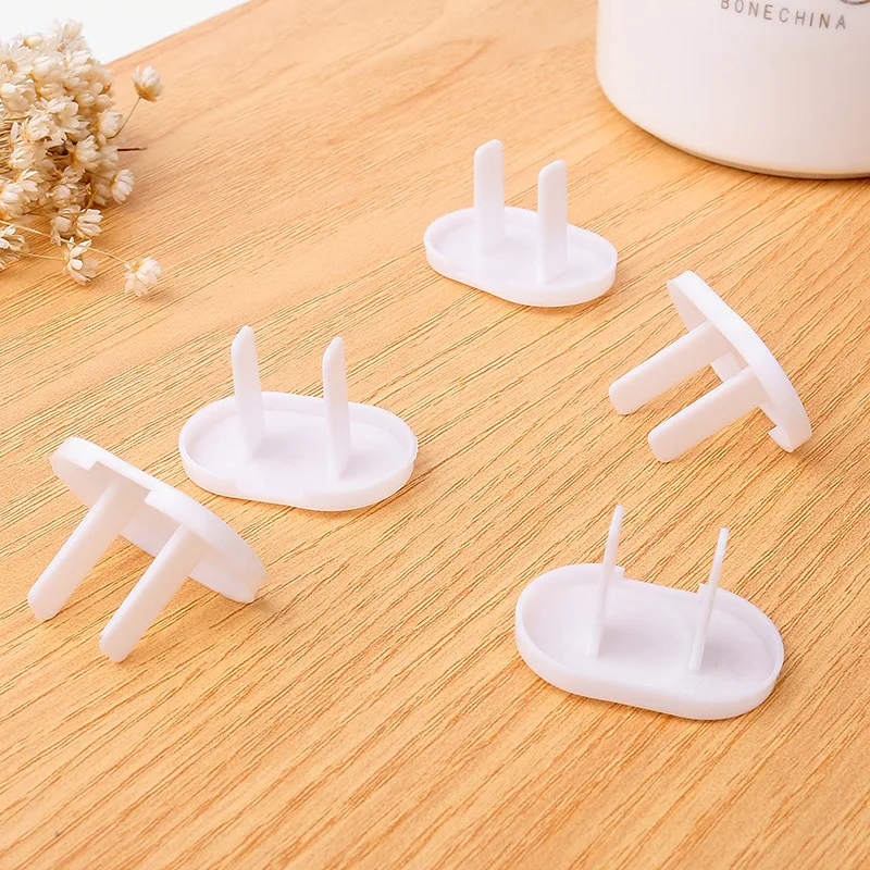 Socket protective cover 10pcs Socket Outlet Mains Plug Cover Baby Child Safety Protector Anti Electric Shock Child Plug Guard Safe Lock home Accessorie