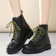 Winter Boots Shoes Autumn Ladies Mid-Calf for Black Women New