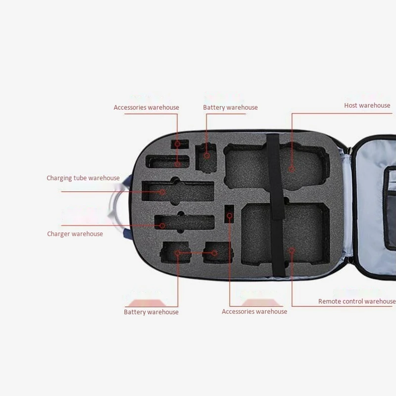 Адаптированный к Da Yu Королевский Mavic 2 поколения рюкзак для беспилотника DJI Yu 2 с экраном дистанционного управления контрольные принадлежности мешок для хранения синий