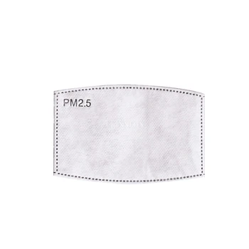 

1000Pcs/Lot PM2.5 Filter Paper Anti Haze Proof Mouth Mask Replacement Anti Dust Anti Pollution Motorcycle Face Mask