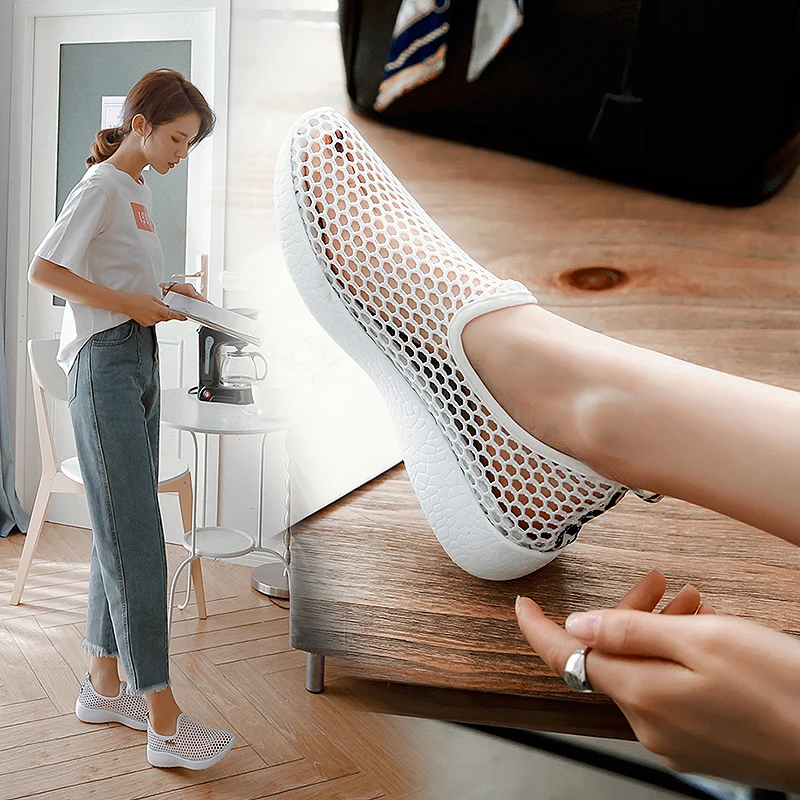 Women Sandals Comfortable Sandals Hot Season Female Sandals 2025 Mesh Breathable Women Shoes Fashion Sports Shoes Soft Comfortable Women Zapatos De Mujer