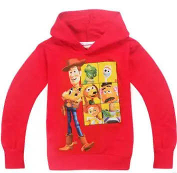 Toy Story Hoodies Kids Sweatshirts Buzz Lightyear Woody Kids Sweatshirts Clothes Baby Girl Kids Clothes Boys Shirt Sportswear - Цвет: s0424-8478
