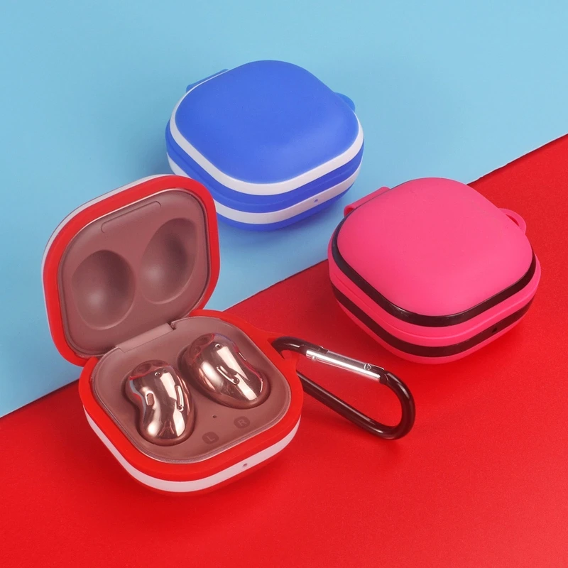 

Shockproof Soft Dust-proof Full Protective Cover Shell Silicone Case Skin for -SAMSUNG Galaxy-Buds live Earphone
