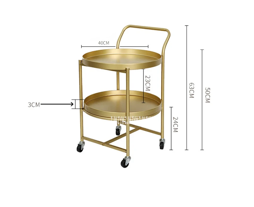 18XS200 чайный столик для гостиной, двойной стол, передвижная кофейня, съемный двухслойный столик с шкивом