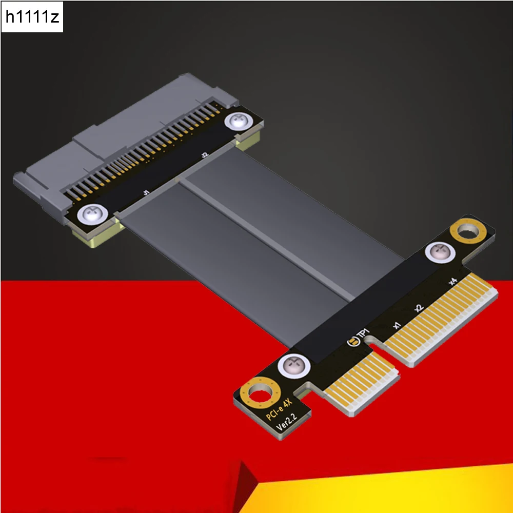 Кабель Riser SFF-8639 U.2 to PCI-E 3 0 4X гибкий кабель Card ленточный удлинитель Удлинительный